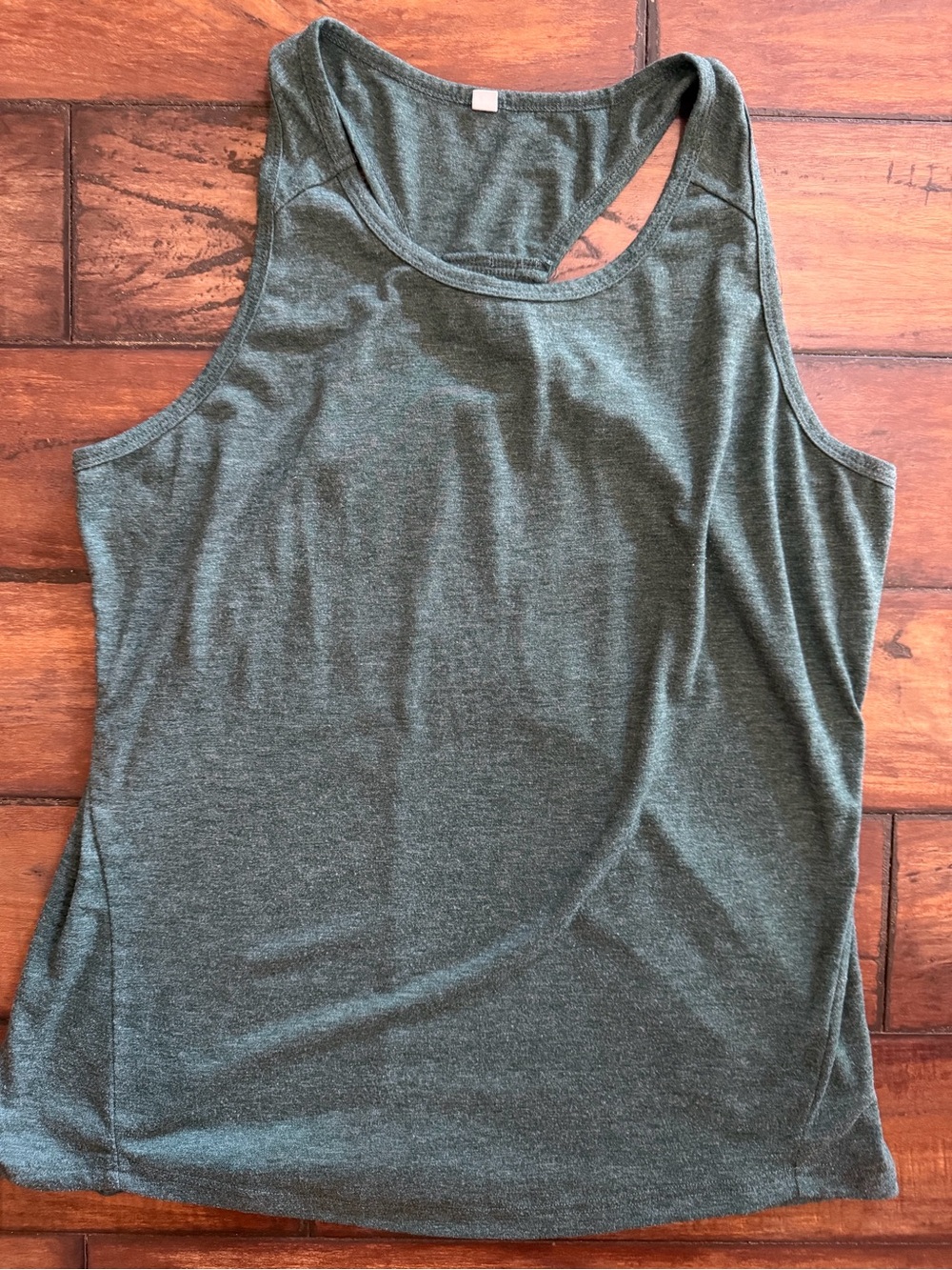 Women's Racerback Tank Top - Heathered Green